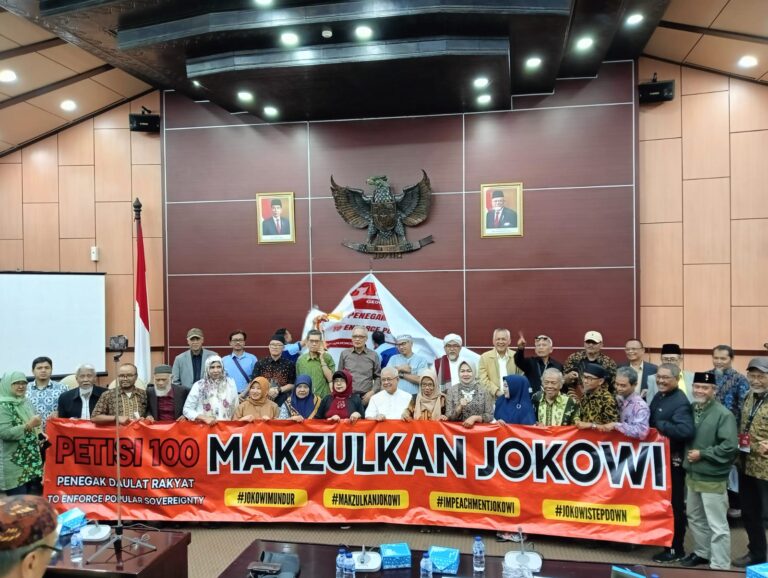 Siaran Pers PETISI 100 PENEGAK DAULAT RAKYAT